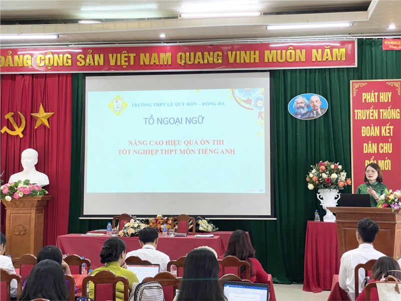 Tham luận “Nâng cao hiệu quả ôn thi tốt nghiệp THPT môn tiếng Anh”